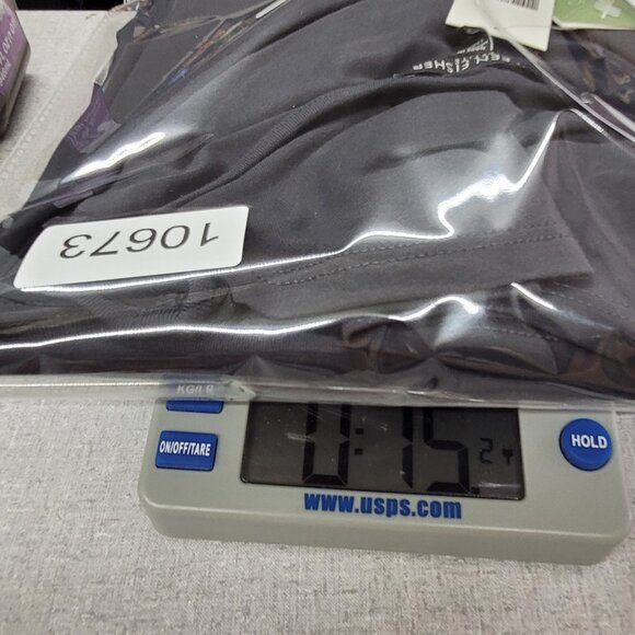 EILEEN FISHER New Organic‎ Rayon Scoop Neck Tank Dress Medium Petite Grey USA - Picture 14 of 14